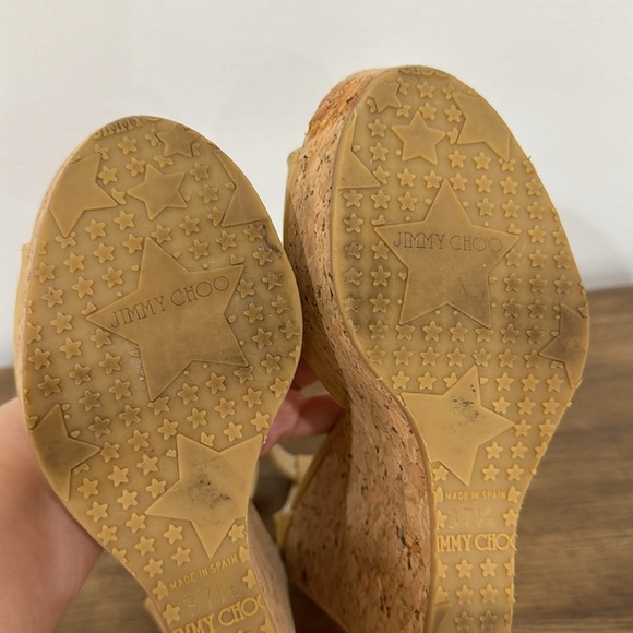 Jimmy Choo platform sandals, size 37.5 - Picture 11 of 12
